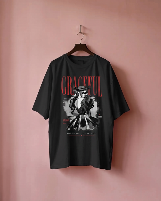 Graceful Unisex Oversized T-Shirt