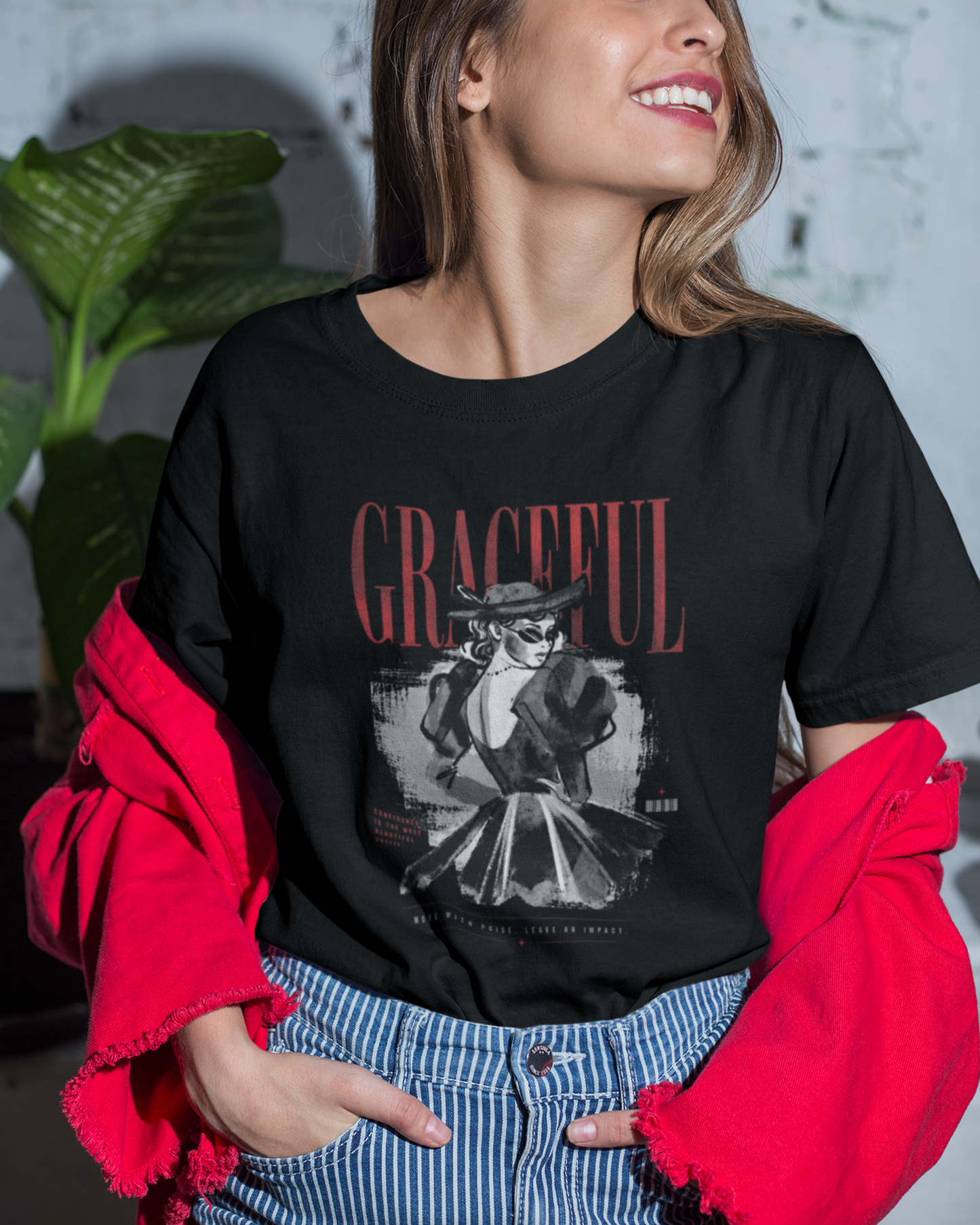 Graceful Women's Oversized T-Shirt