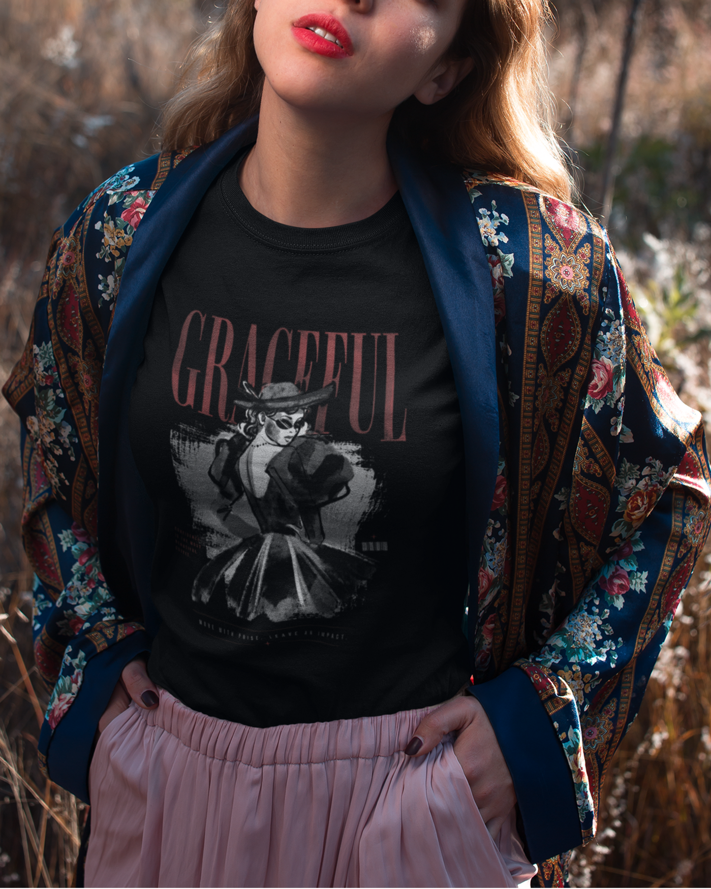 Graceful Women's Oversized T-Shirt