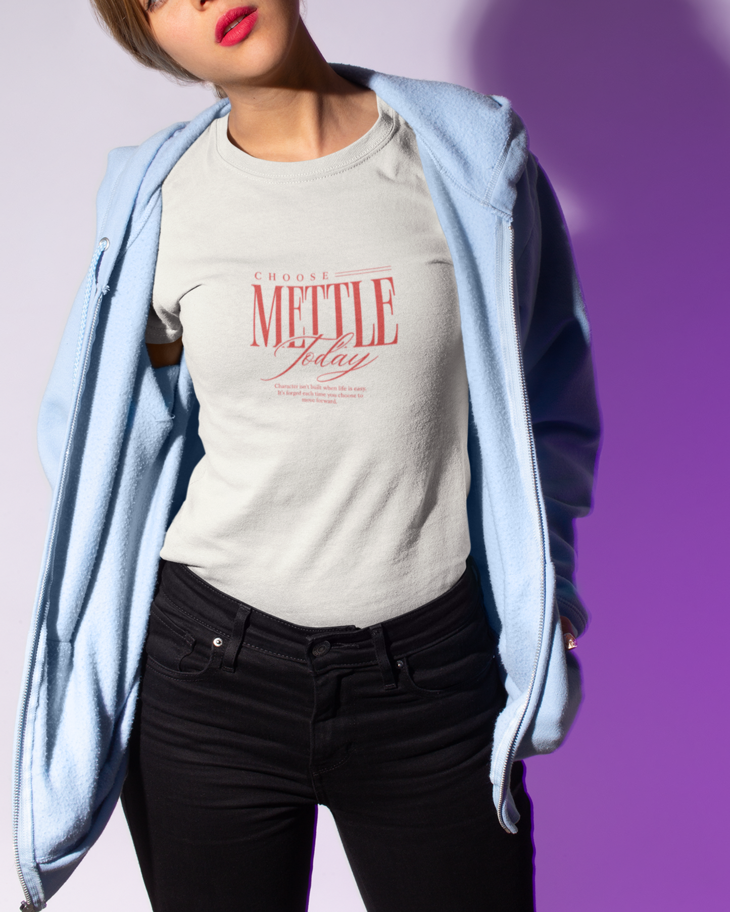 Choose Mettle Today Unisex Classic Crew T-Shirt
