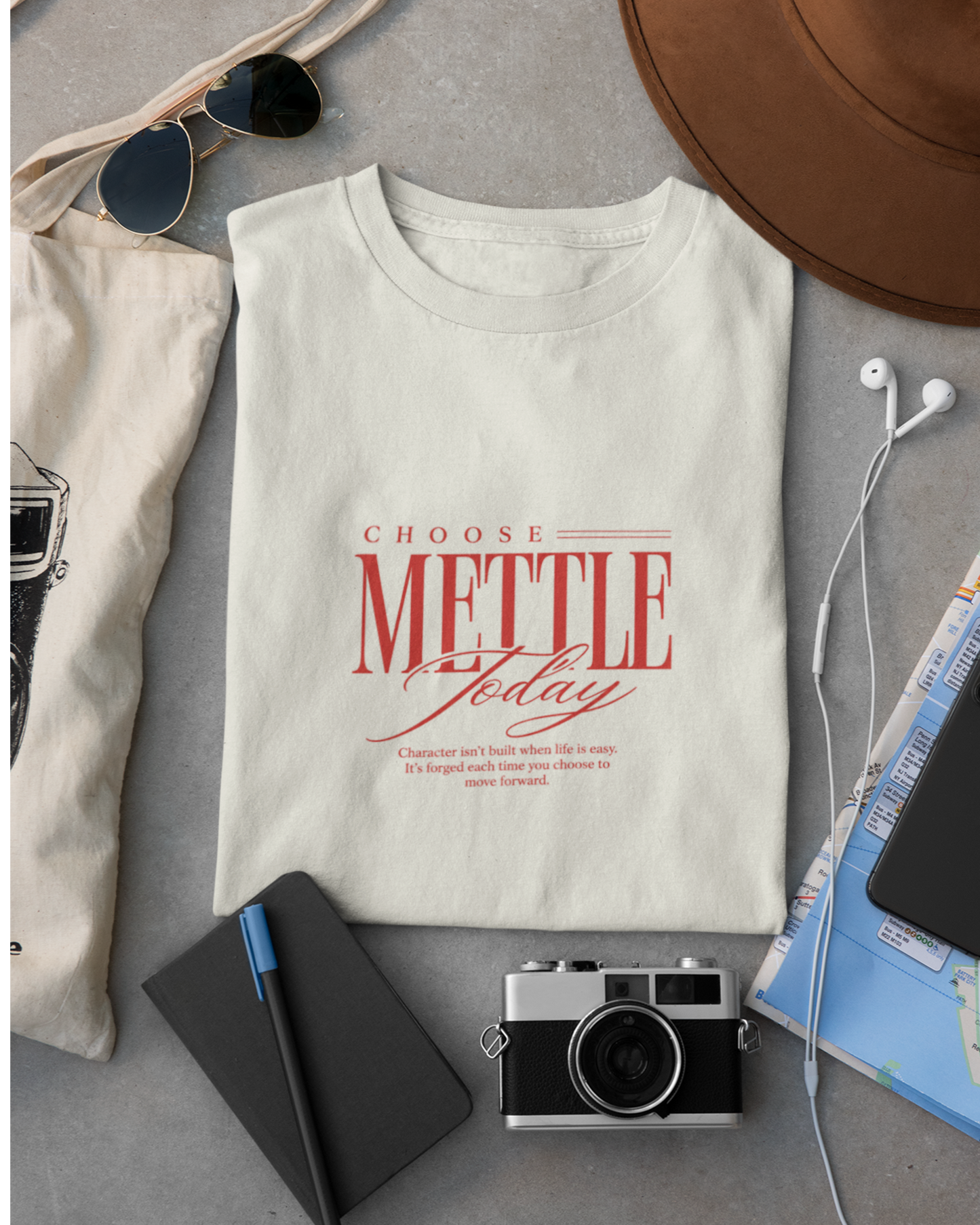Choose Mettle Today Unisex Classic Crew T-Shirt