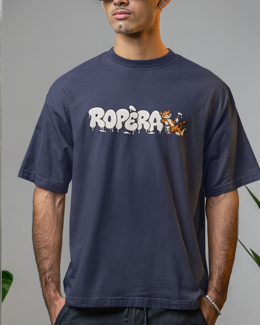 Ropera Drip Paint Unisex Oversized Classic T-Shirt