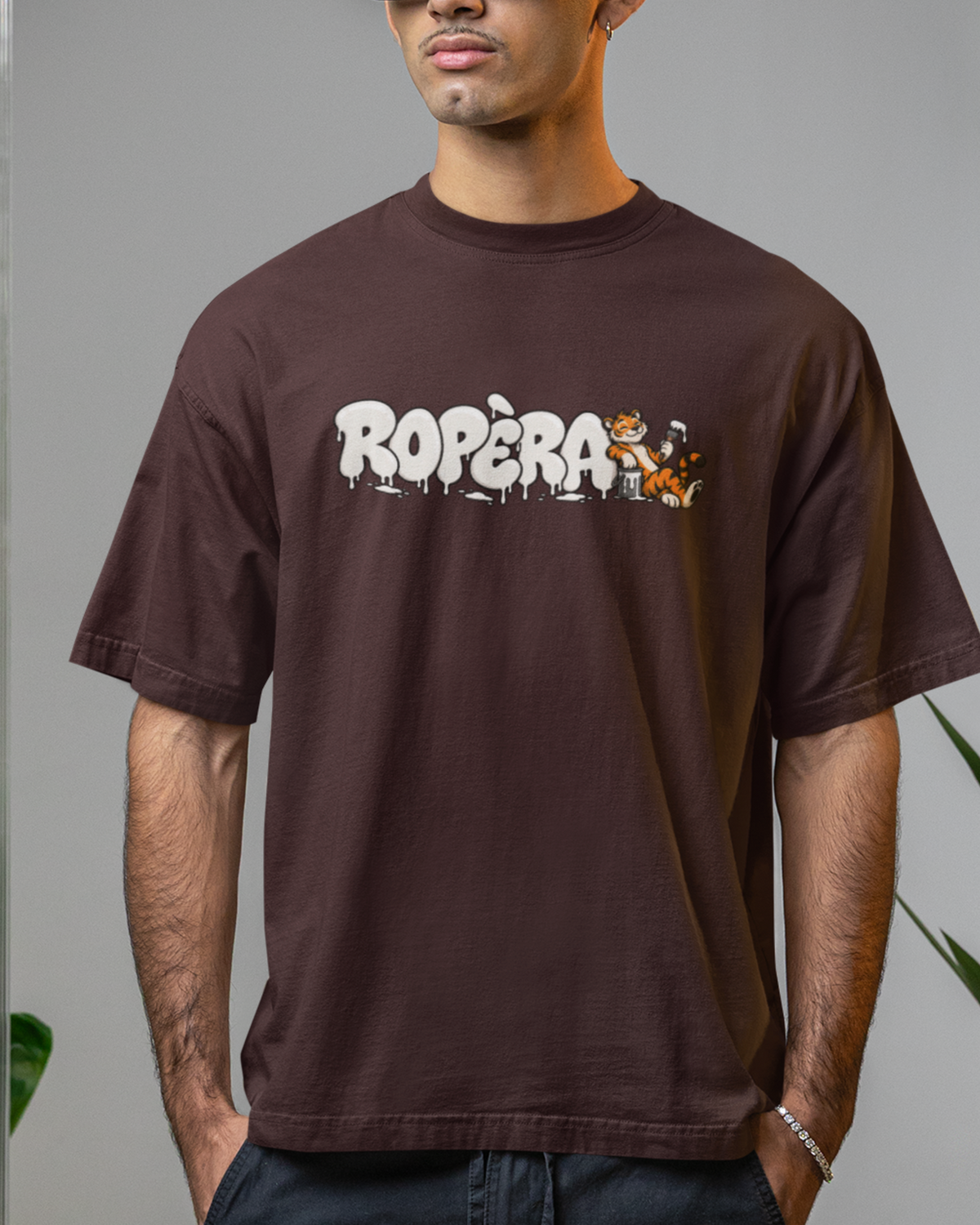 Ropera Drip Paint Unisex Oversized Classic T-Shirt