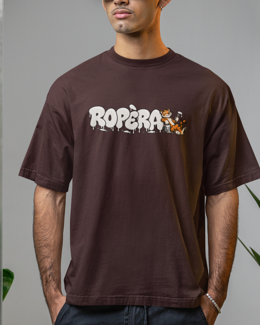 Ropera Drip Paint Unisex Oversized Classic T-Shirt