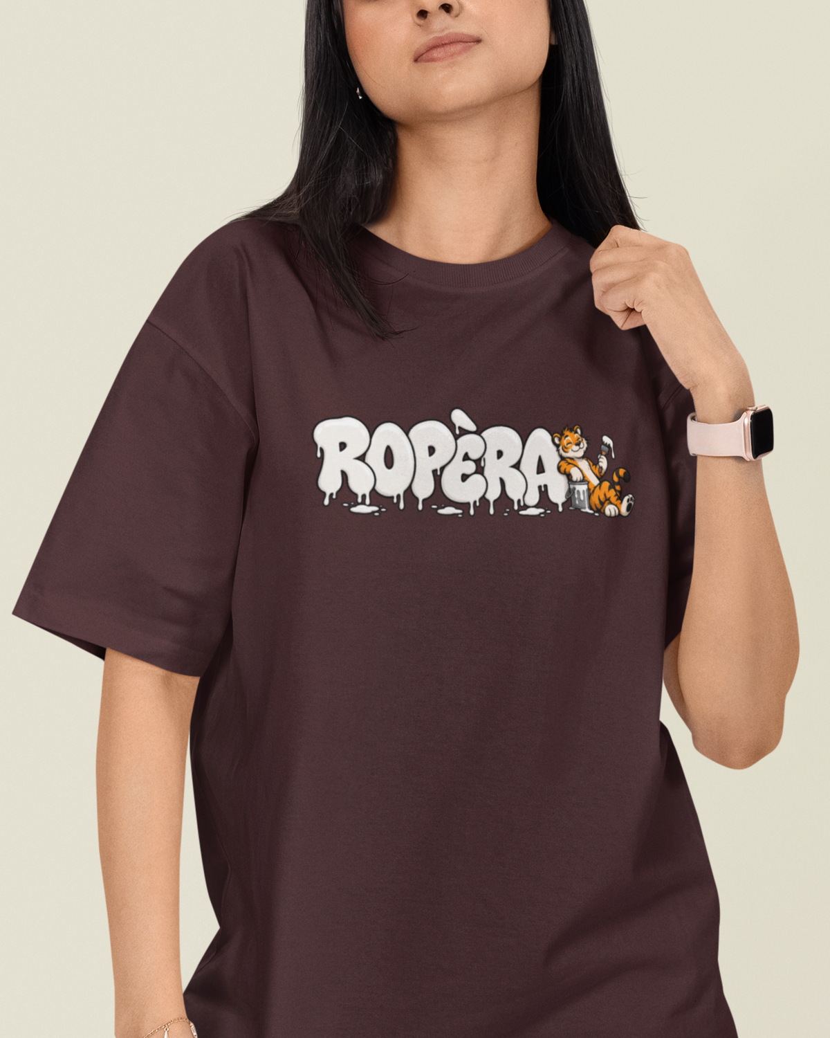 Ropera Drip Paint Unisex Oversized Classic T-Shirt