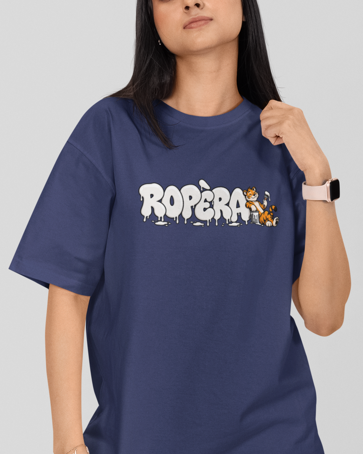 Ropera Drip Paint Unisex Oversized Classic T-Shirt